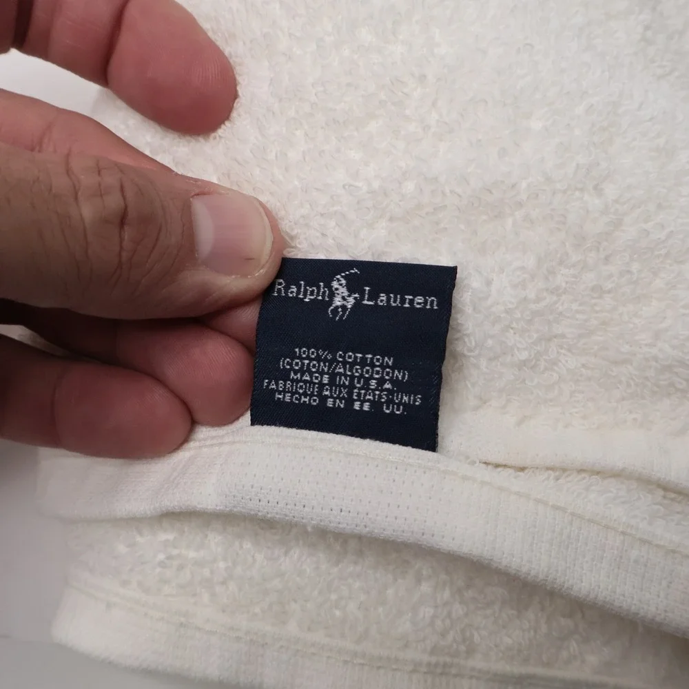 Vintage Ralph Lauren Sport Tennis Country Club Polo Bear Beach Towel 35x72 NWT